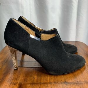 Coach Seneca black heel bootie Womans 9.5